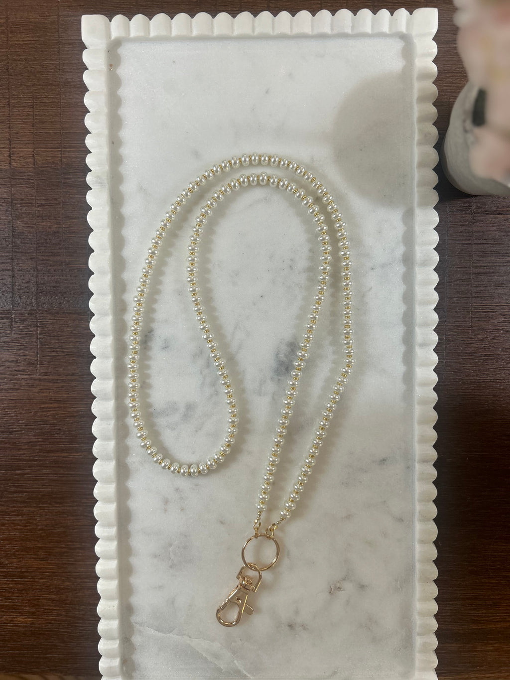 Pearl Lanyard