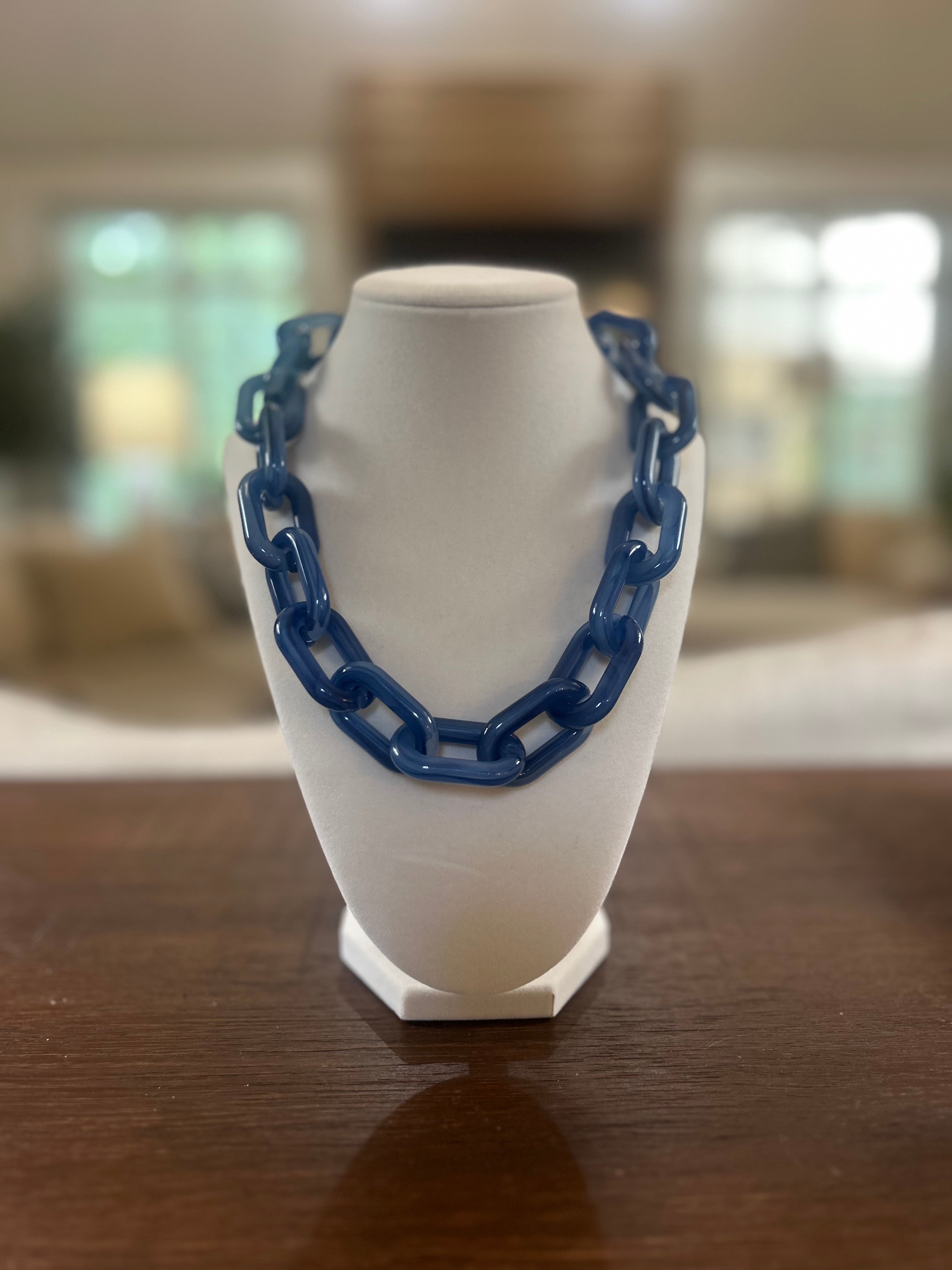Blue Chunky Chain