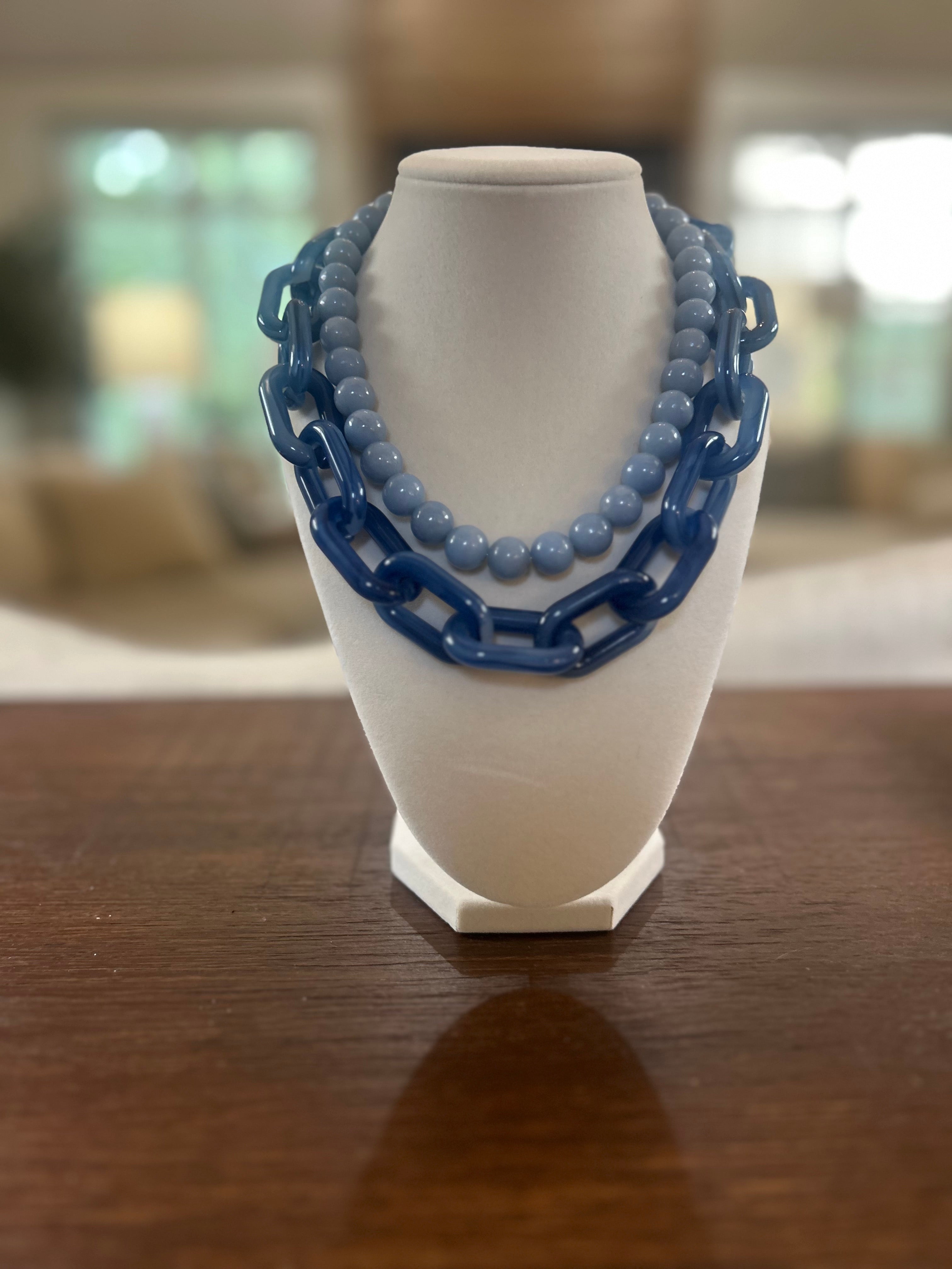 Blue Chunky Chain