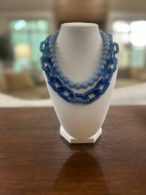 Blue Chunky Chain